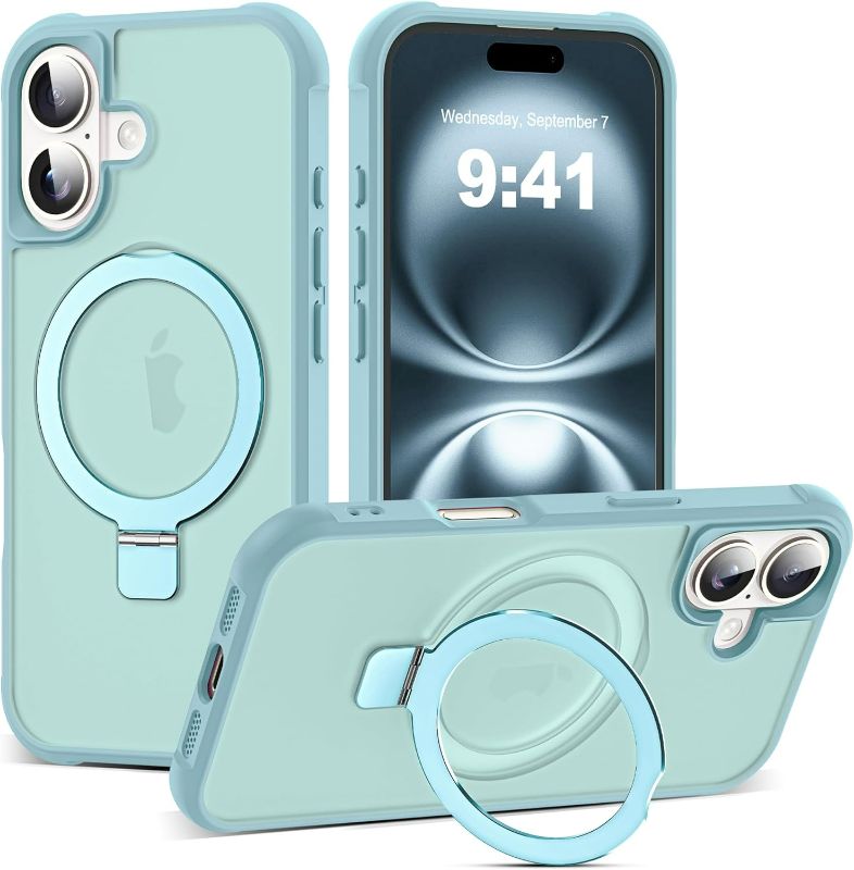 Photo 1 of Compatible with iPhone 16 Case for iPhone 16 6.1" Blue