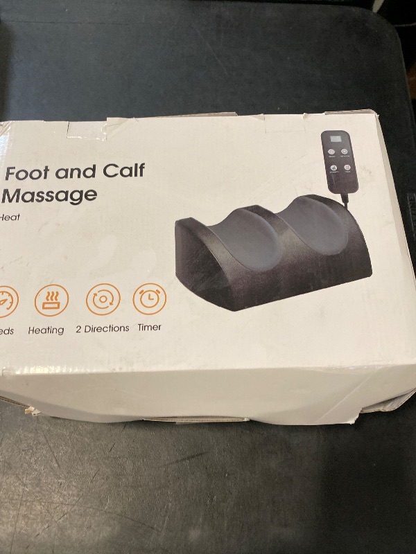 Photo 1 of Foot Massager with Heat and Foot Massage, Electric Foot Massager with Cord Remote Control, Birthday Gifts for Mom and Dad (Black)