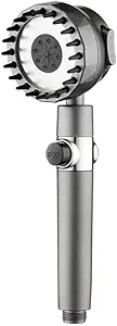 Photo 1 of Handheld high-pressure shower head, with hose combination set, filter and various spray modes, double-sided massage, one-key switch, clean tiles, bathtubs and pets