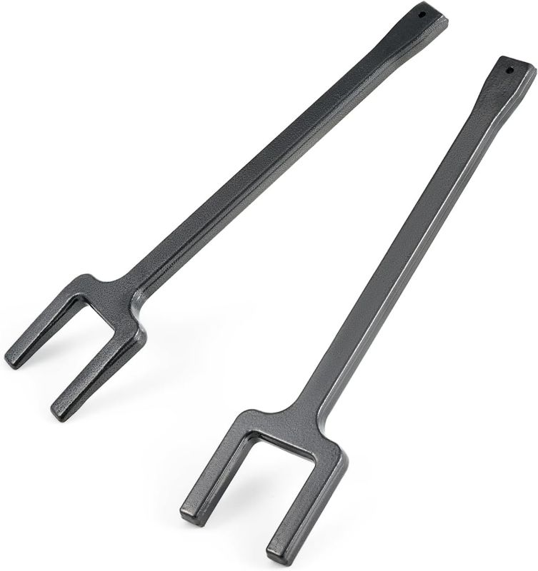 Photo 1 of Orion Motor Tech 2 Piece Axle Popper Kit, Inner CV Axle Removal Tool Set for CV Axle Tie Rod and Ball Joint Removal on Front Wheel Drive Cars, Fork and Shim Tool with 14" Long, 2" Opening