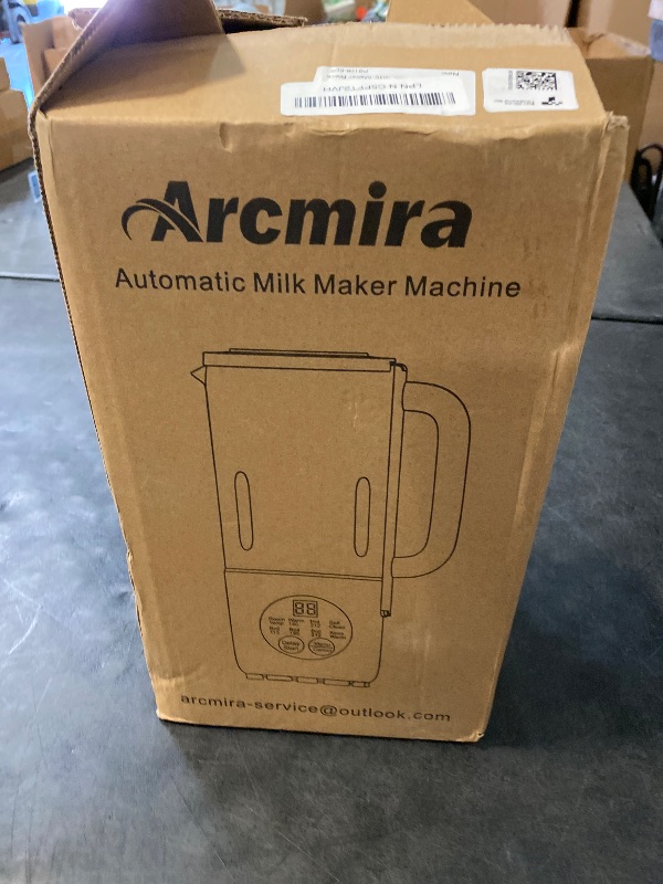 Photo 1 of 8 in 1 Automatic Nut Milk Maker, 10 Blade 35 oz Homemade Oat, Soy, Plant-Based and Dairy Free Beverages, Almond Milk Maker with Delay Start/Keep Warm/Boil Water, Soy Milk Maker with Nut Milk Bag