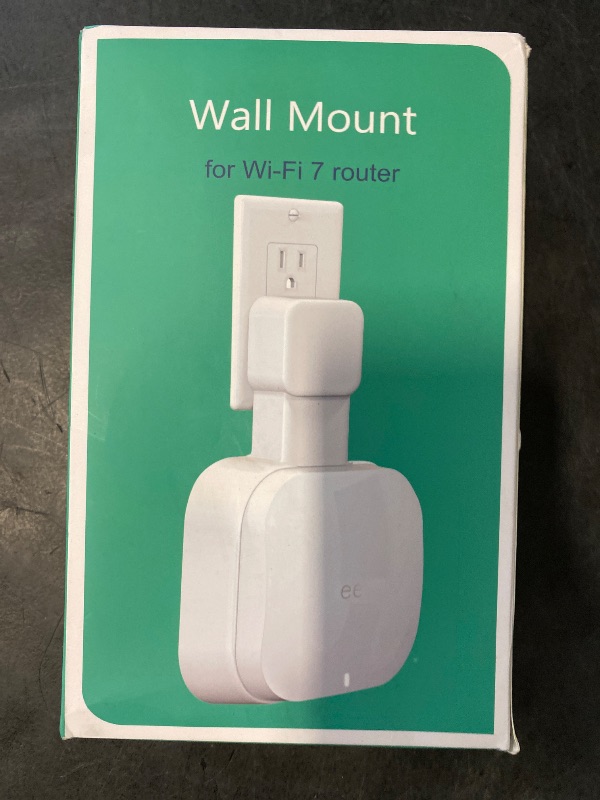 Photo 1 of Outlet Wall Mount Only for eero 6 & eero 6+ mesh Wi-Fi System, No Messy Wires & Space Saving Outlet Mount Holder for eero 6 Extender (1 Pack)