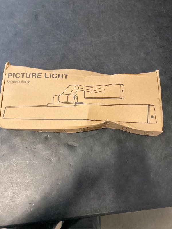 Photo 1 of Picture Lights for Wall, Brushed Gold Battery Operated Picture Light 16in Art Light CCT Dimmable Recharging Battery Wall Light with Remote Control for Living Room Gallery