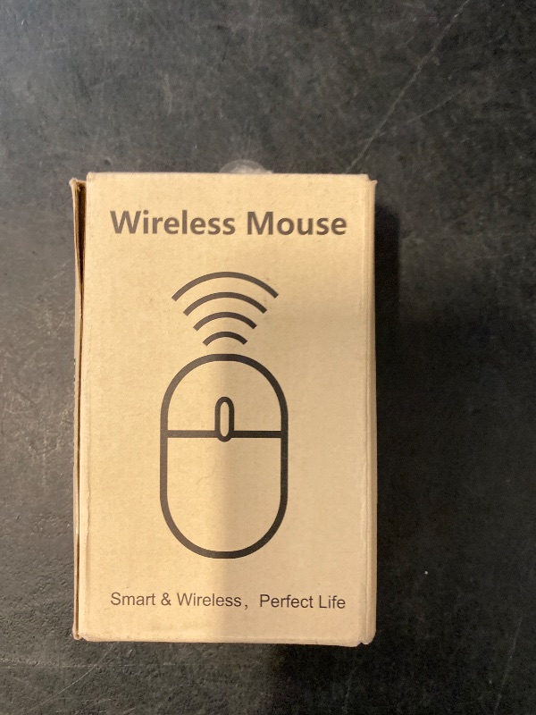 Photo 1 of HZD Wireless Mouse - Rechargeable, 2.4G Portable Slim Silent Mouse with USB Receiver and Type C Adapter, 3 Adjustable DPI Levels 1600/1200/800 for Laptop/Tablet/Computer (Blue)