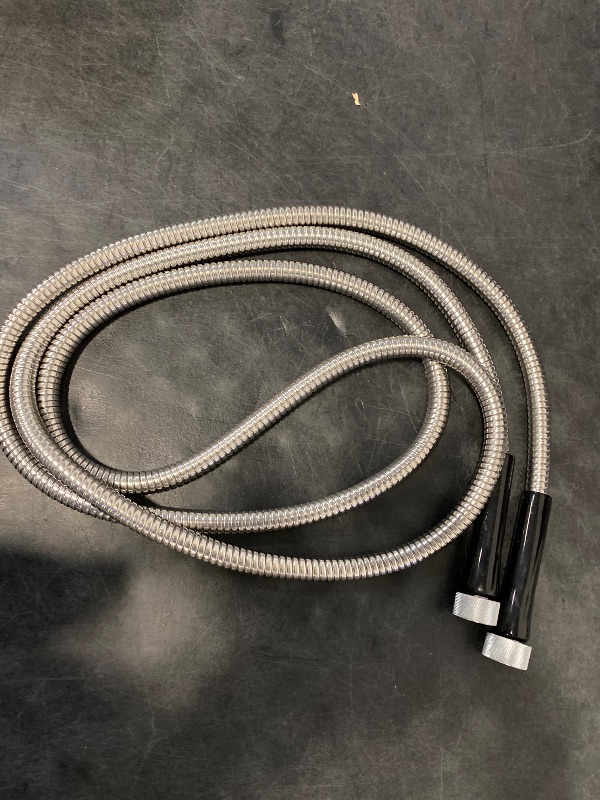 Photo 1 of Metal Garden Hose, Stainless Steel Water Hose with Nozzles, Ultra Flexible and Tangle Free(10FT)