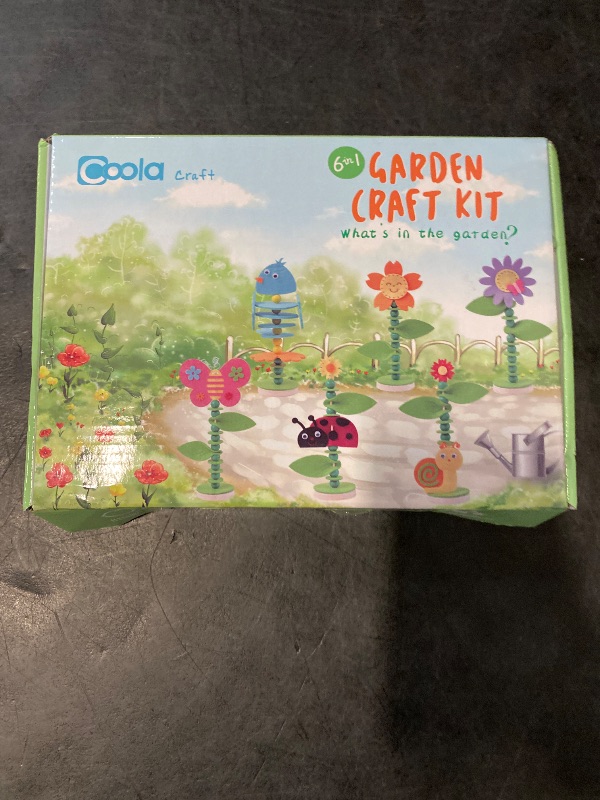 Photo 1 of Coola Spring Craft Kit for Kids - Art and Craft DIY Early Educational Toys Suitable for Girls & Boys Pack 6 Include 2Flowers Snail Birdie Butterfly Ladybug Best Gift for Kids Age 3,4,5,6,7,8,9