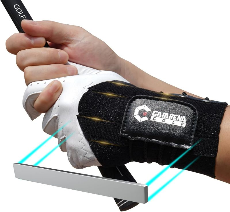 Photo 1 of GAIARENA Golf Wrist Brace Wrist Hinge Swing Aid, Efficient Golf Swing Training Equipment to Correct Wrist’s Angle & Develop Muscle Memory for Beginner Golfers