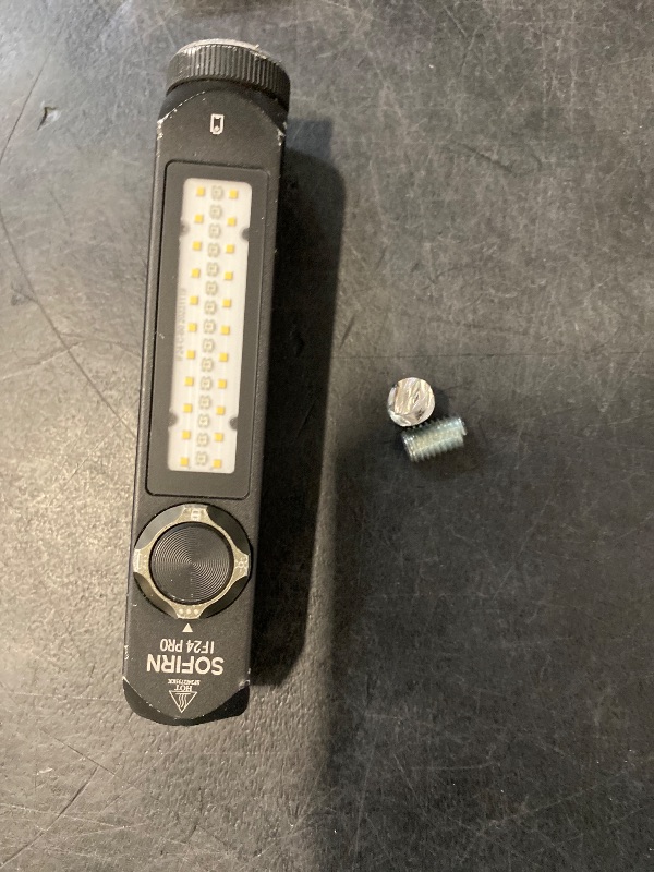 Photo 1 of Sofirn IF23 Pro Flashlight Rechargeable 5000 High Lumen, Super Bright 3 in 1 Flashlight with Side White Light & RGB Color Light, 60 LEDS, Magnetic Base, Simple UI for Home, Emergency, Camping, Work