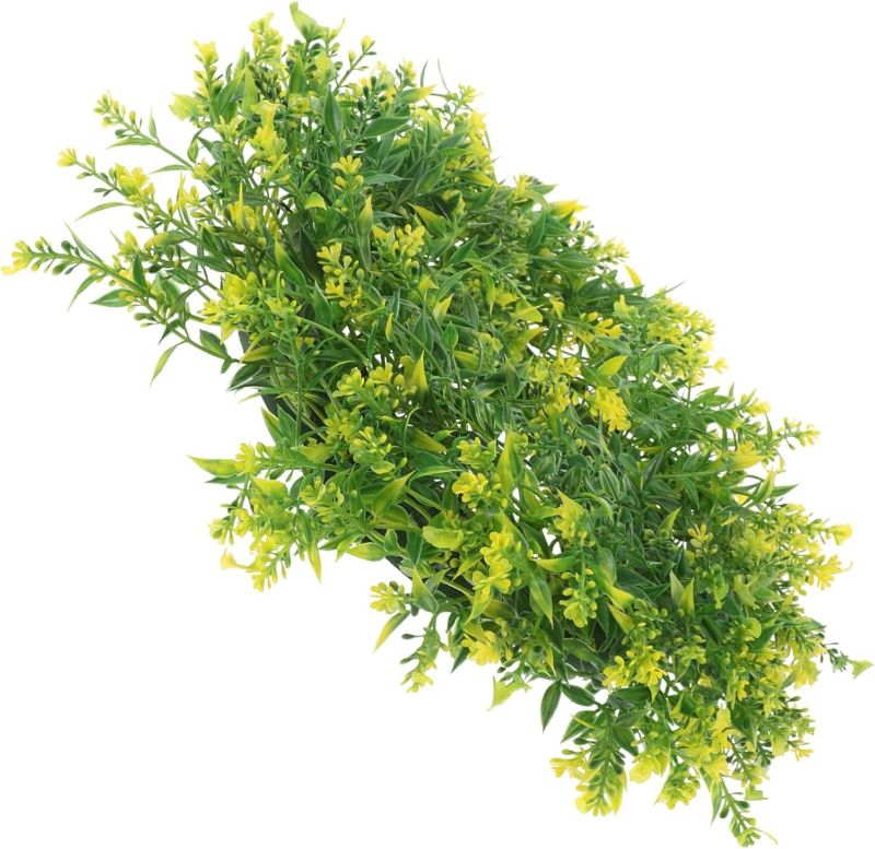 Photo 1 of Cabilock Artificial Eucalyptus Wreath Faux Leaf Decoration for Home Porch Garden Party Maintenance Realistic Greenery for Christmas Weddings Inner