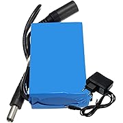 Photo 1 of DC12V 1800mAh Li-Polymer Battery Rechargeable Lithium Polymer ion Batteries Pack Spare Battery with Charger + Switch Button