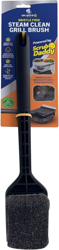 Photo 1 of Mr. Bar-B-Q Steam Clean Grill Brush Powered by Scrub Daddy