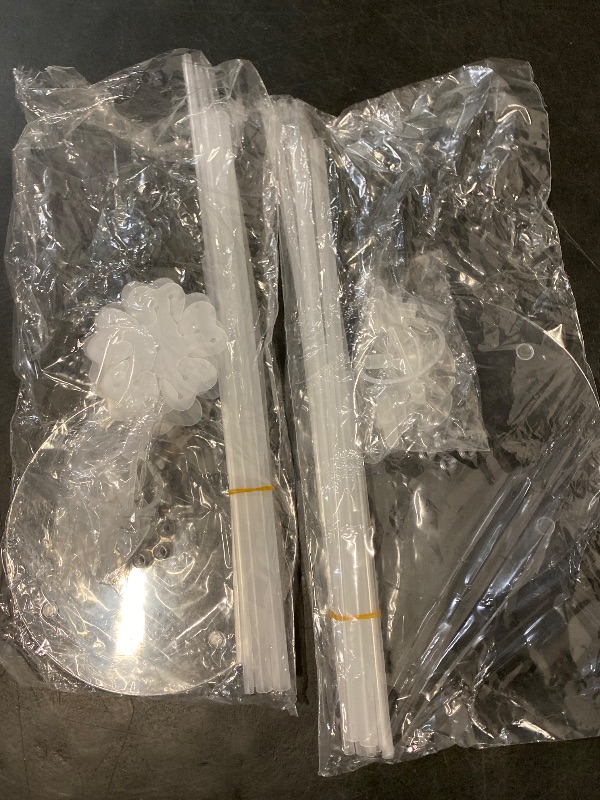 Photo 1 of 2 Sets Balloon Stand Kits, Balloon Sticks Holder with Base for Table Graduation Birthday Baby Shower Gender Reveal Party Decorations