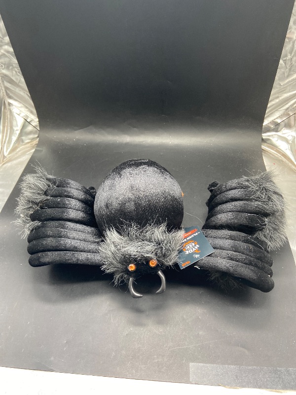 Photo 1 of Plush Spider Halloween Decorative Prop - Hyde and EEK! Boutique