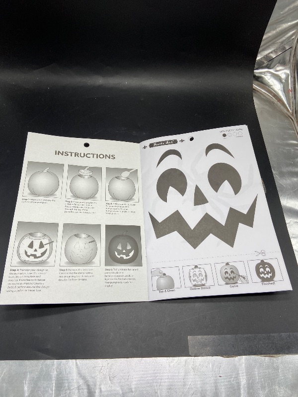 Photo 1 of Pumpkin Carving Kit - 8 Stencils and 4 Tools