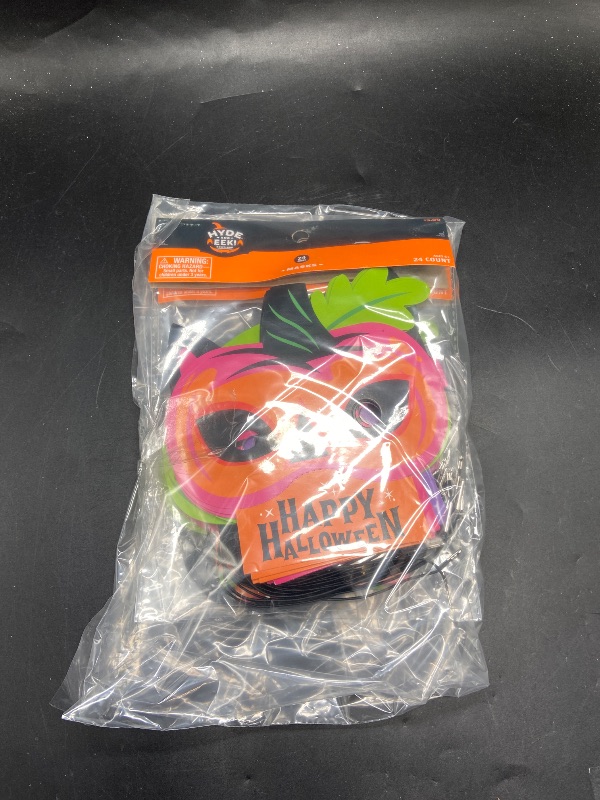 Photo 1 of 2 pack Hyde And Eek Boutique - 24 Count Happy Halloween Masks accessories