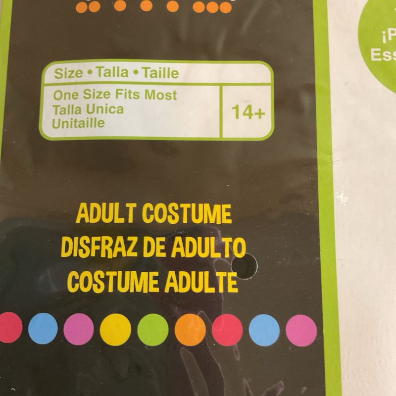 Photo 1 of New Woman's Black Lite up Lite Brite Halloween Costume Overlay One Size Fits Most