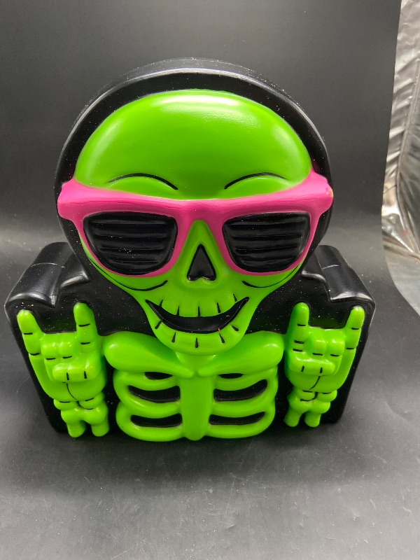 Photo 1 of Blow Mold Cool Skeleton 10 Inch Halloween Target Hyde & EEK! NEW with Tags