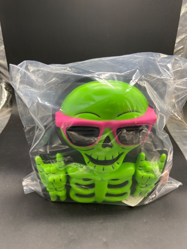 Photo 1 of Blow Mold Cool Skeleton 10 Inch Halloween Target Hyde & EEK! NEW with Tags