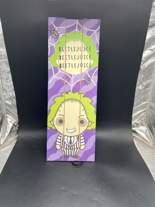 Photo 1 of Beetlejuice Halloween Wood Porch Sign