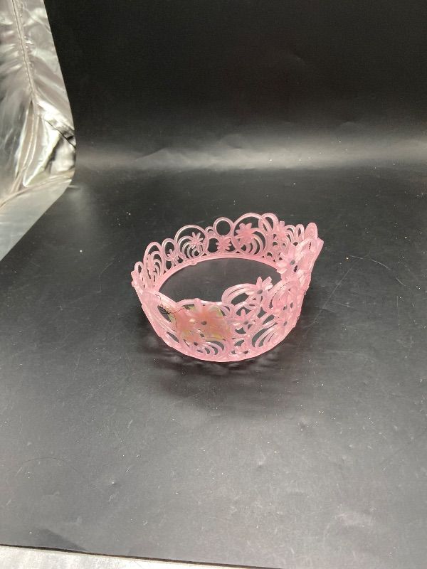 Photo 1 of Wicked Glinda Tiara Costume Accessory, Official Wicked Headpiece with Sparkling Details, 6.3 x 6 Inches