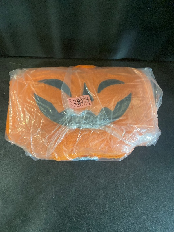 Photo 1 of Hyde & Eek! Boutique Pumpkin Shaped Halloween Faux Shearling Pillow
