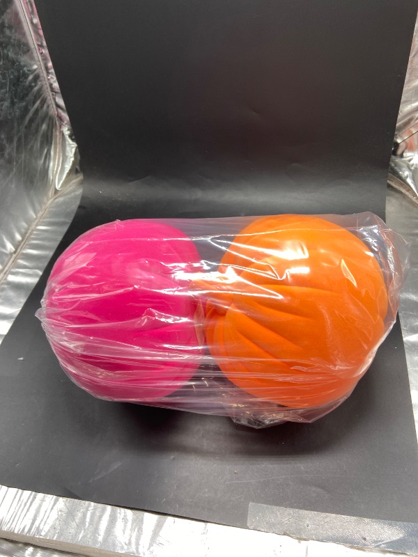 Photo 1 of 2 item Bundle Orange and Pink Pumpkin Halloween decoration  