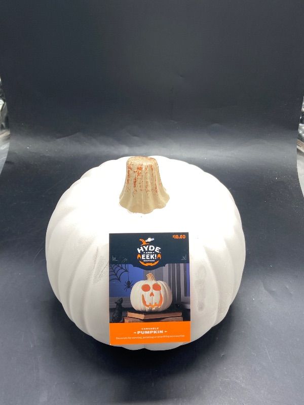 Photo 1 of Cream Halloween Craft Pumpkin