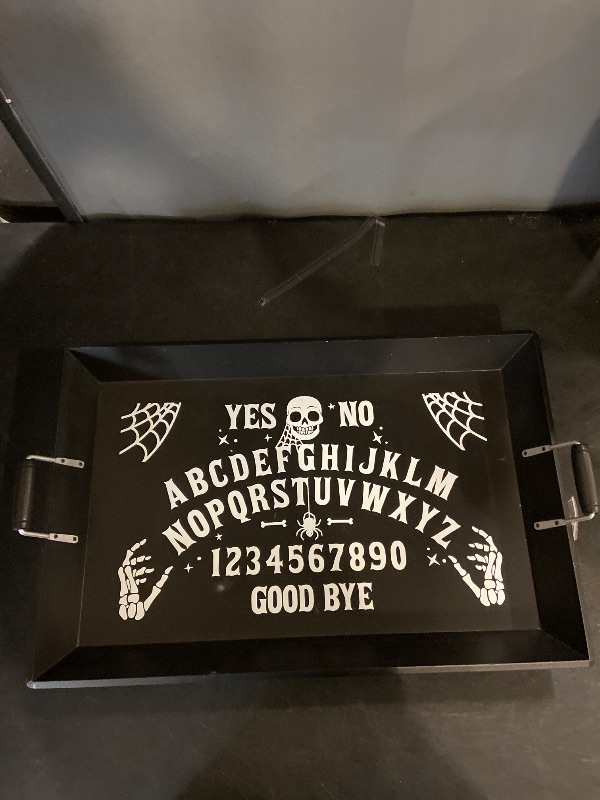 Photo 1 of 15"x25" Wooden Halloween Serving Tray - Hyde & EEK! Boutique