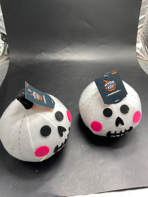 Photo 1 of Set of 2 Hyde and eek White Pumpkin