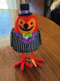 Photo 1 of 2 pack Gourdon' Felt Bird Halloween Decorative Figurine - Hyde & EEK! Boutique