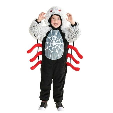 Photo 1 of 18-24M - Hyde & Eek Infant Toddler Boys Girls Spider Hooded Plush Jumpsuit Costume 18-24M