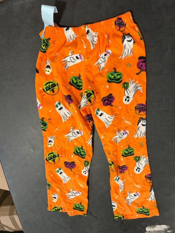 Photo 1 of Size M - Kids' Ghost Printed Halloween Matching Family Pajama Pants - Hyde & EEK! Boutique™ Orange
