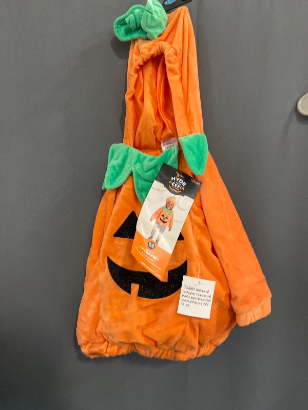 Photo 1 of Size Small -Baby Boys Girls Hyde & Eek Pumpkin Halloween Costume