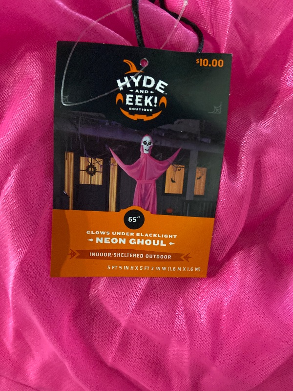 Photo 1 of Pink -Light Responsive Ghoul Halloween Decorative Prop 