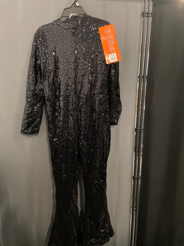 Photo 1 of SIze Large -Hyde and EEK! Glam Pop Star Costume Kid's Size Small Jumpsuit And Microphone
