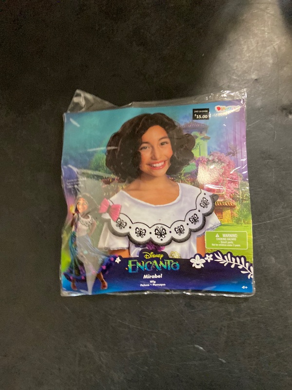 Photo 1 of Child Size-Mirabel Child Wig for Girls, Official Disney Encanto Mirabel Costume Accessory for Kids, 