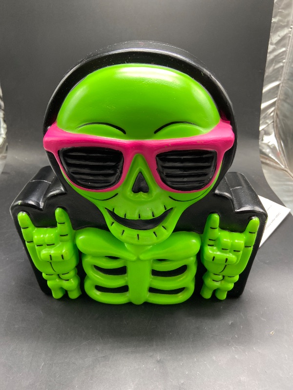 Photo 1 of Blow Mold Cool Skeleton 10 Inch Halloween Target Hyde & EEK! NEW with Tags