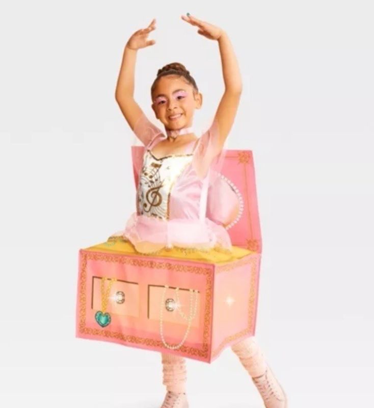 Photo 1 of (L) Hyde & Eek Plays MUSIC BOX BALLERINA Lights up Costume Girls Large 10/12 Child