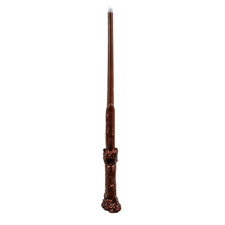 Photo 1 of Little & Big Kid Unisex Harry Potter Light-up Deluxe Wand Costume Accessory, Brown