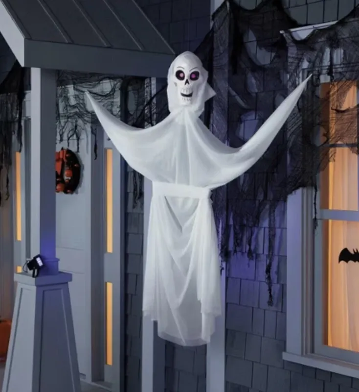 Photo 1 of Hyde & EEK! Neon Skeleton Ghoul Halloween Prop Decoration