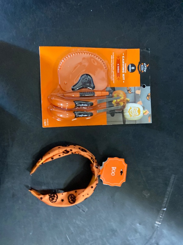 Photo 1 of Pumpkin Carving Kit - 8 Stencils and 4 Tools