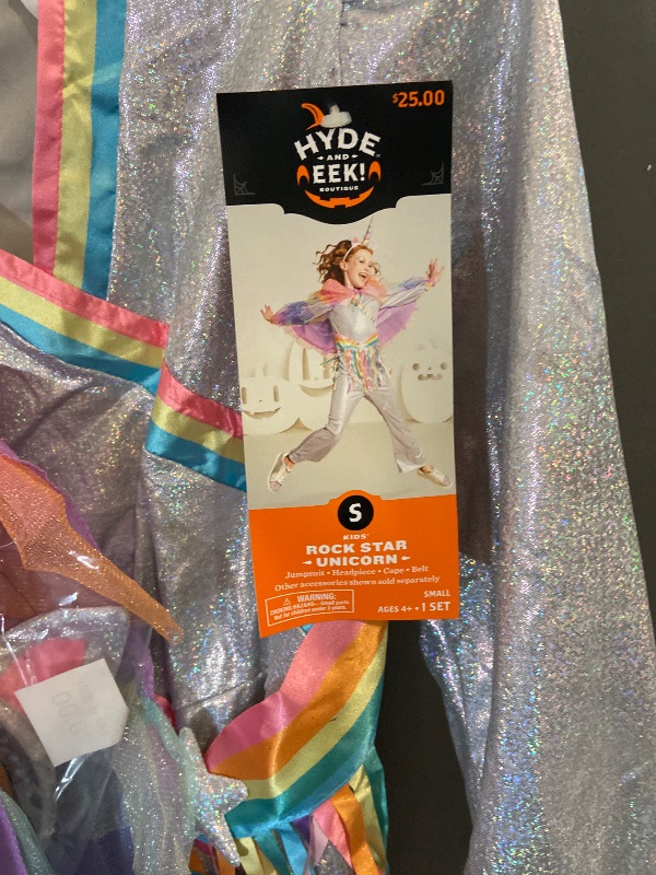 Photo 1 of Size S/M - Hyde & Eek ROCK STAR UNICORN Halloween Costume 