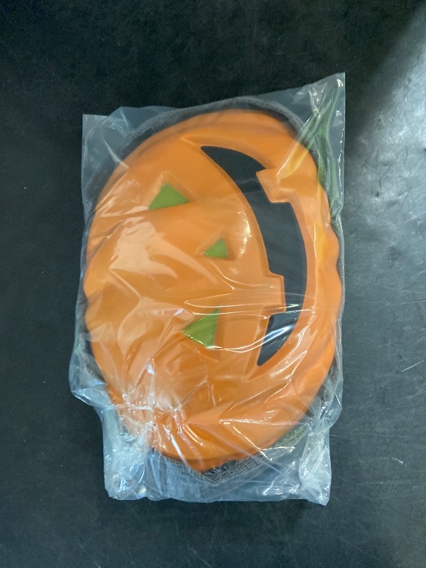 Photo 1 of Adult  Goblin Pumpkin Halloween Mask