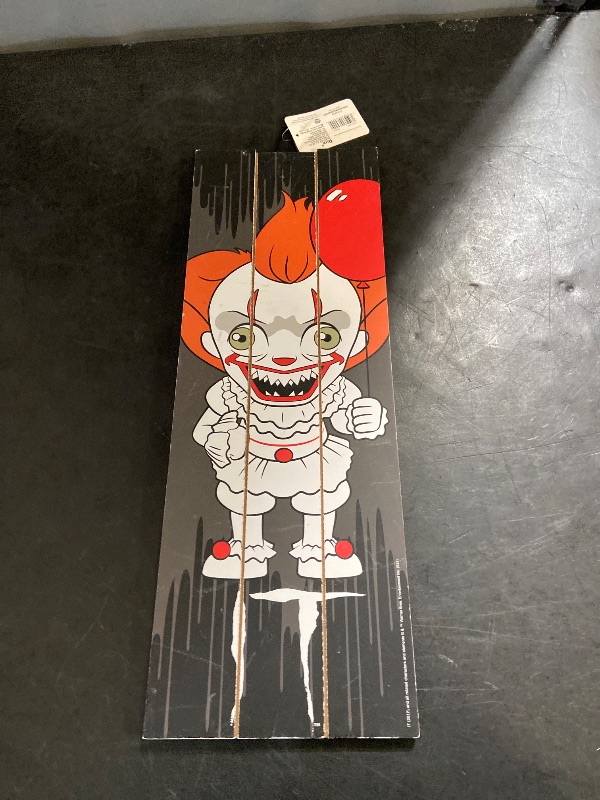 Photo 1 of Warner Bros. 20" IT Movie Pennywise Halloween Wall Decor with Easel