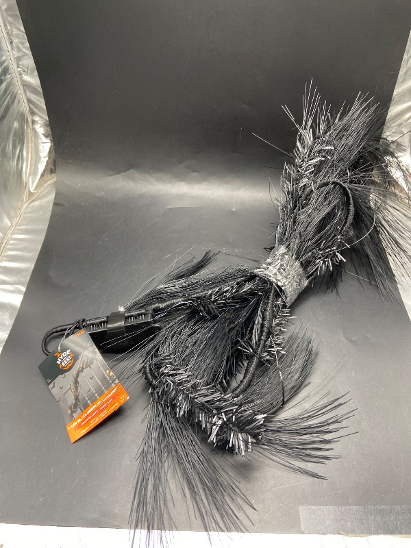 Photo 1 of 25 Light LED Black Faux Needles Garland Halloween String Lights - Hyde  EEK! Boutique