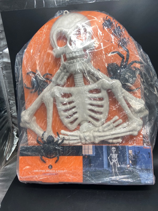 Photo 1 of 11pc Skeletons and Spiders Halloween Decorative Scene Setter Kit - Hyde  EEK! Boutique