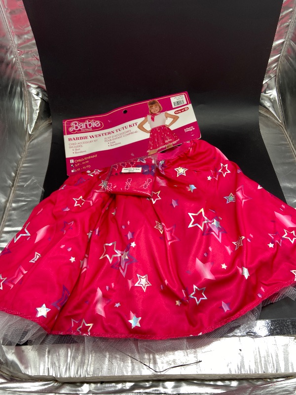 Photo 1 of Size S/M Bandana - Girls BARBIE Western Tutu Skirt Costume Kit-Dress up 