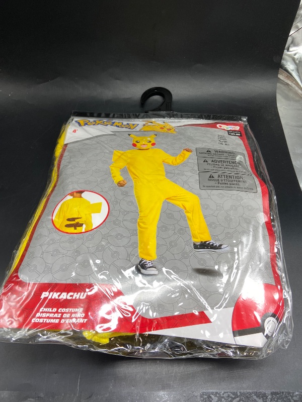 Photo 1 of  Costume Size 4/6 - Disguise The Pokemon Child Pikachu Classic, Yellow