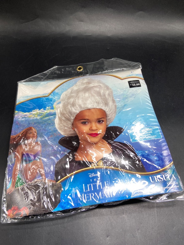 Photo 1 of Ursula Wig for Kids, Official Disney The Little Mermaid Live Action Costume Headpiece, One Size