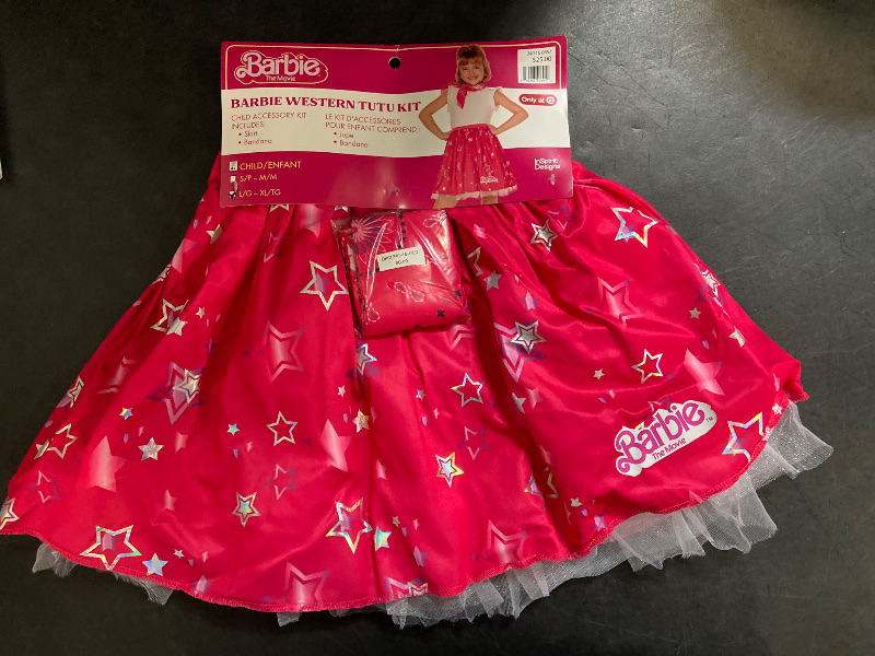 Photo 1 of Size L  - Girls BARBIE Western Tutu Skirt Costume Kit-Dress up